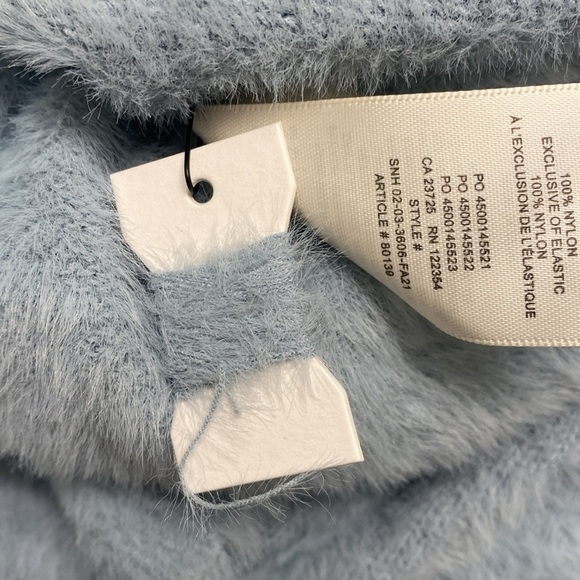 NWOT Aritzia Sunday Best Carmen Cardigan Knit Yarn Super Soft BLUE Size Small - Picture 12 of 17